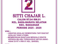 Calon RT 04 RW 02 Kelurahan Bara Baraya Selatan Mengadu, Diduga Panitia Pelaksana Pemilihan RT Main-Main dengan Nomor Urut