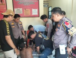 Tanggapi Aduan Warga Tentang ODGJ Yang Mengamuk Menggunakan Kapak, Anggota Polres Selayar Alami Luka