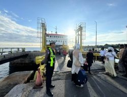 Tekan Angka dan Fatalitas Kecelakaan Selama Lebaran, Sat Lantas Polres Selayar Ploting Anggota di Lokasi Strategis