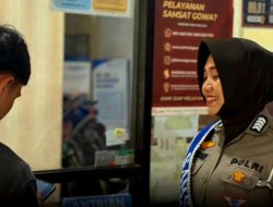 Pelayanan lebih humanis polantas menyapa sambagi wajib pajak di samsat gowa