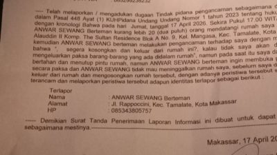 Wartawan TVRI Sulsel Laporkan Dugaan Pengancaman di Makassar