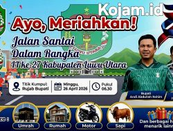 Kian Bertabur Berkah: Tambahan Doorprize Umrah Gratis Warnai Jalan Santai HUT ke-27 Luwu Utara