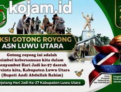 Sambut HUT ke-27 Luwu Utara, Bupati Andi Rahim Gerakkan Aksi Gotong Royong Massal Jumat 24 April