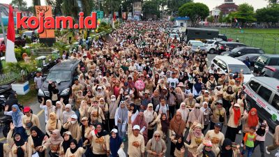 Peserta Jalan Santai HUT ke-27 Luwu Utara Tembus 29.830 Orang, Bupati Ajak Masyarakat Bersyukur