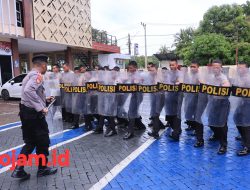 Siswa Latja SPN Batua Gelombang I TA 2026 Asah Kemampuan PHH di Polres Barru